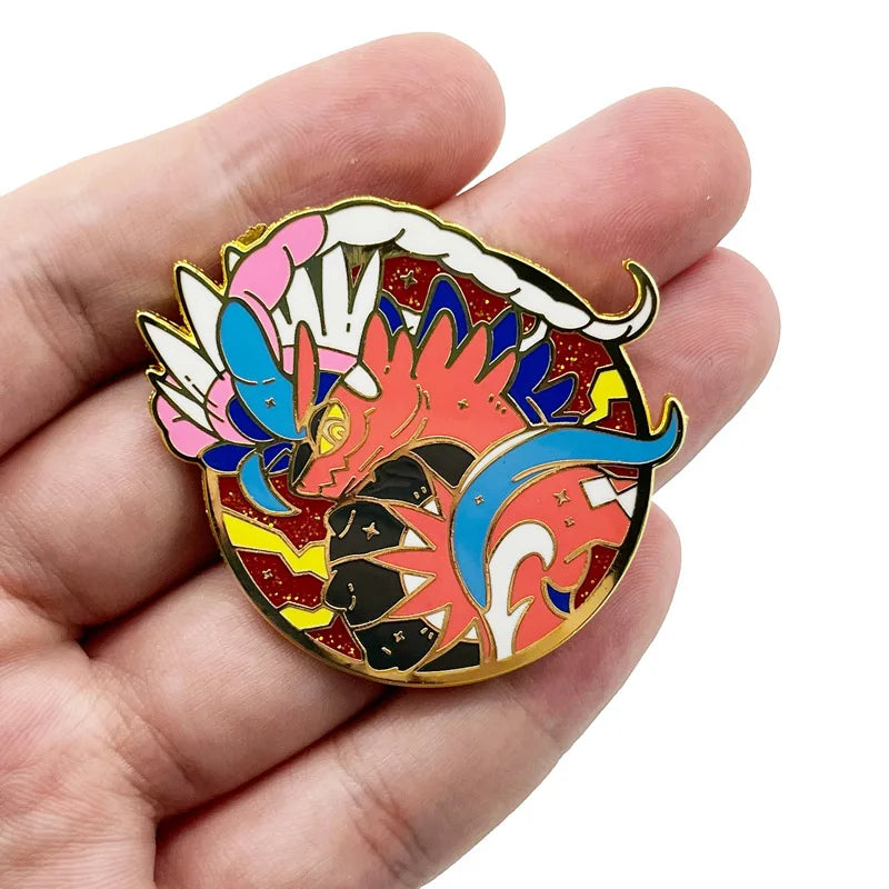 Anime Legend Monster Pins Japanese Game Badges Manga Pendant Brooches for Bags and Clothing