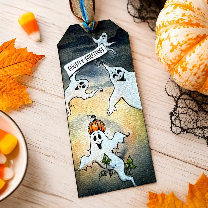 Halloween Ghoul Dude Bones Gourd Clear Stamps for DIY Card Scrapbook Embossing