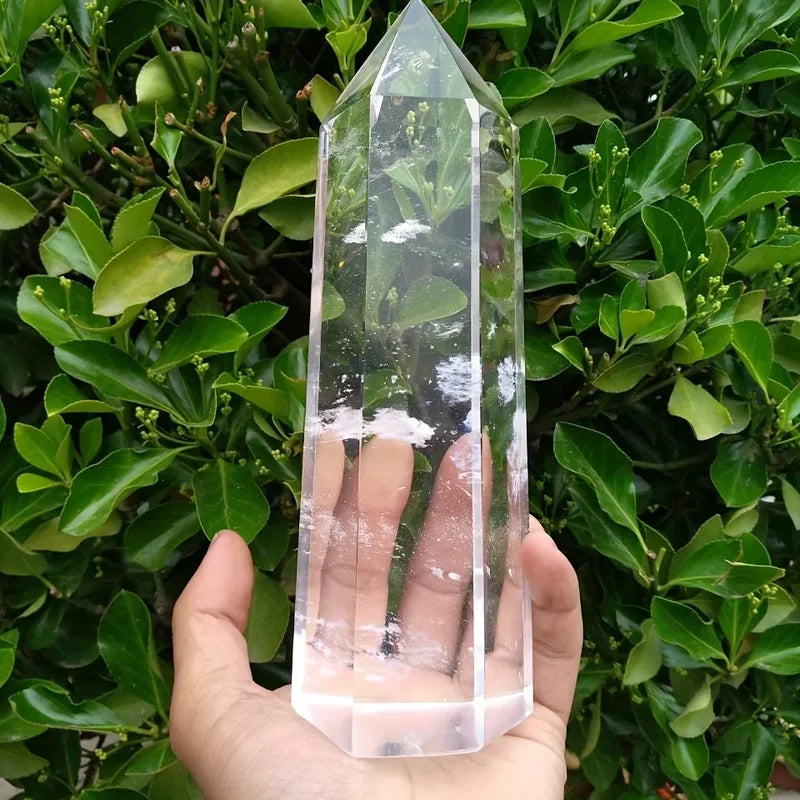 Premium White Melting Point Polished Quartz for Meditation Reiki Chakra Balance Home Decor