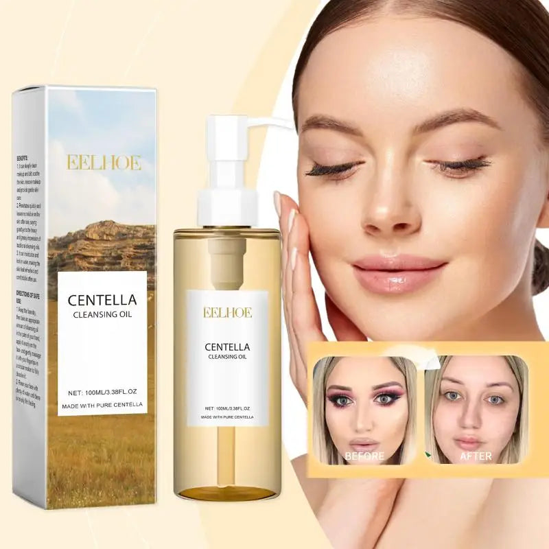 Deep Cleansing Centella Oil Makeup Remover with Vitamin E & Moisturizing Care