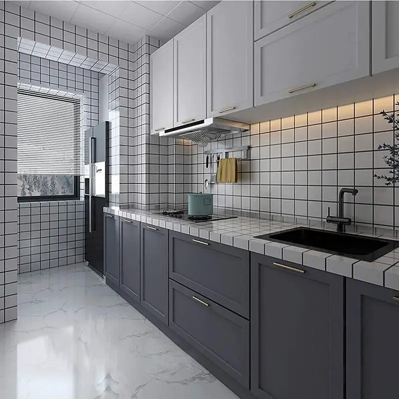 Self-Adhesive Waterproof PVC Contact Paper for Countertops & Cabinets