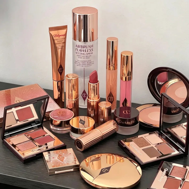 High-End Eyeshadow Palette with Matte Shades and Face Powder for Makeup Artistry
