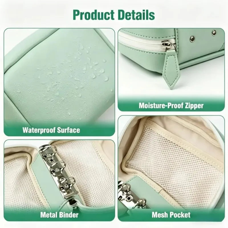 BPA-Free Waterproof Weekly Pill Organizer Set - Color Coded Travel Medicine Pouch