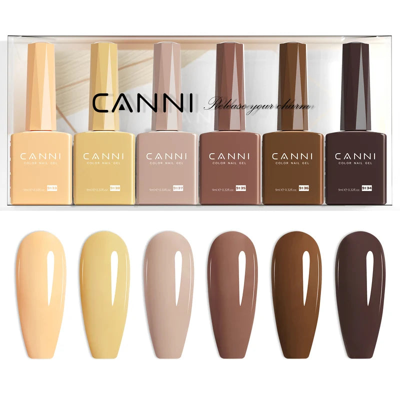 HEMA-Free Nail Gel Polish Kit - 9ml Color Set for UV & LED Manicure