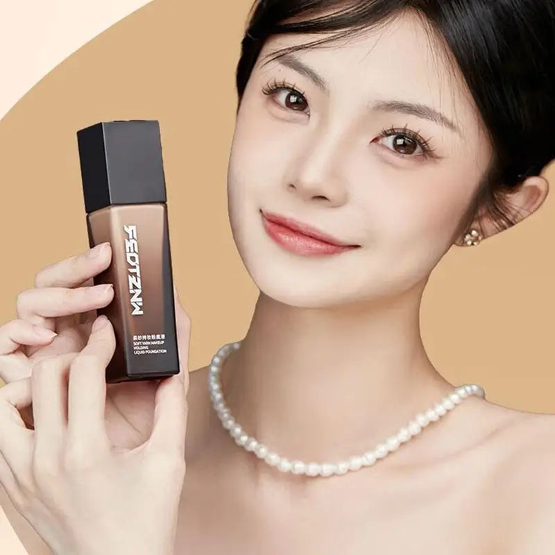 Liquid Foundation with Matte Finish & Waterproof Concealer - Light & Natural Shades