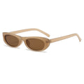 Women's Retro Oval Sunglasses Small Frame UV400 Fashion Trendy Sun Glasses