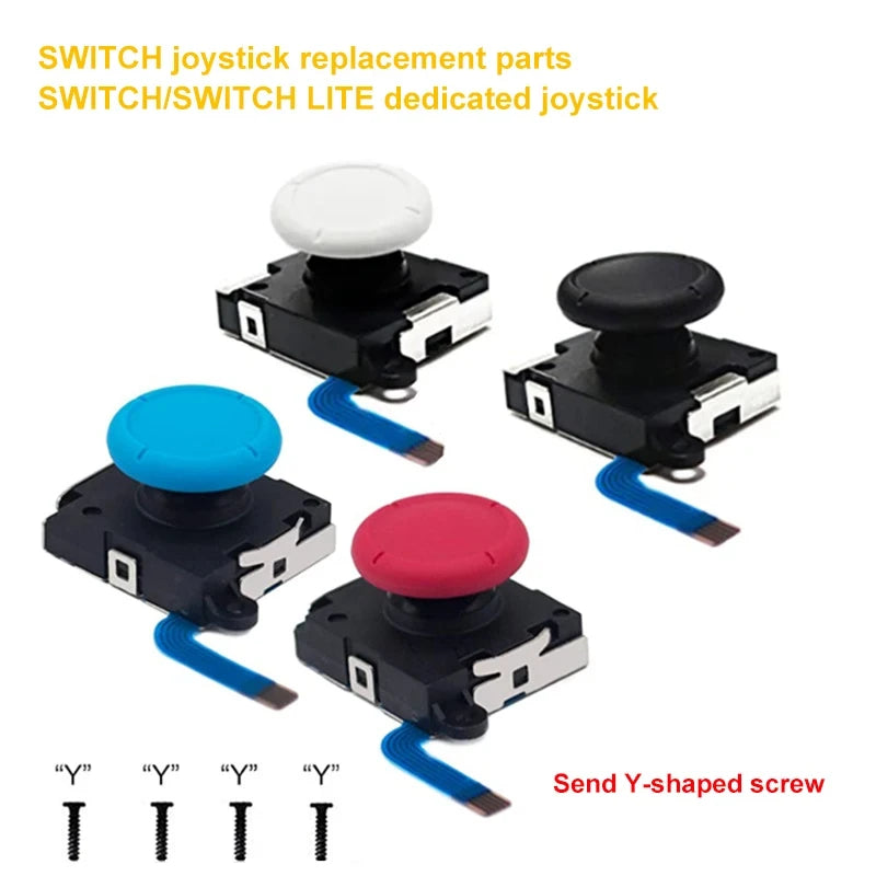 10Pc Replacement Joystick Set for Nintendo Switch Joy-Con Analog Thumb Sticks