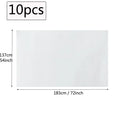 Disposable Plastic Rectangle Table Covers for Parties and Events, 10/5/2 Pack