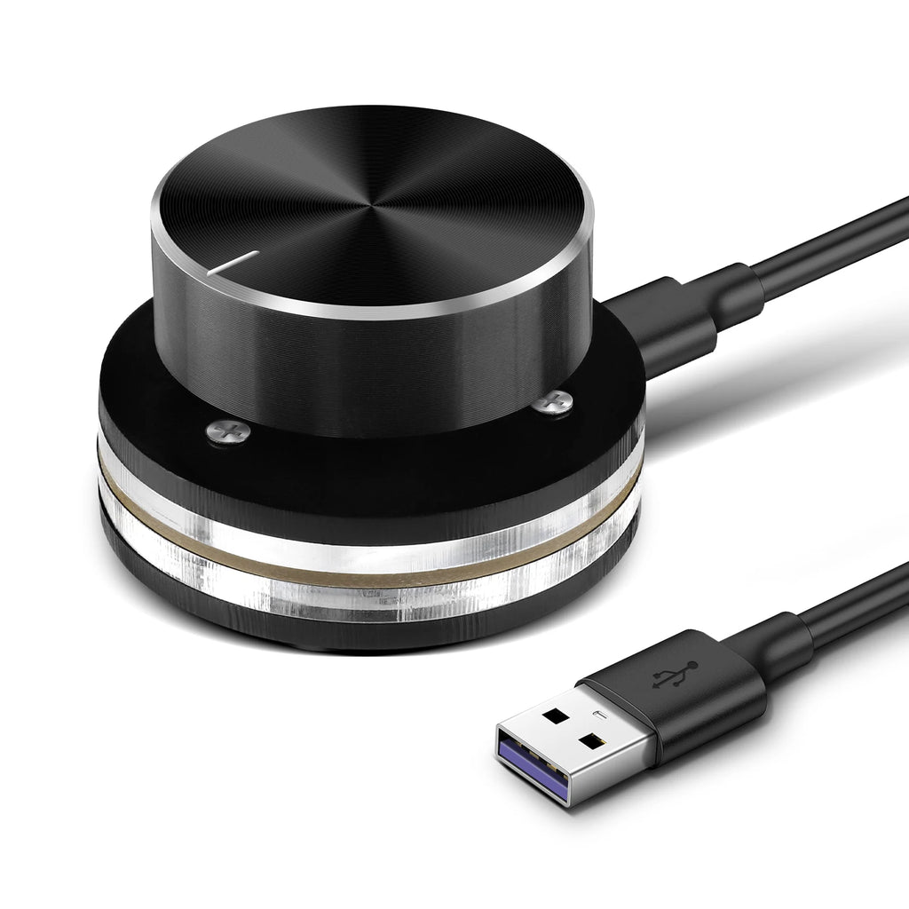 Wired Multifunctional Volume Control Knob Surface Dial for Keyboard Support