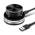 Wired Multifunctional Volume Control Knob Surface Dial for Keyboard Support
