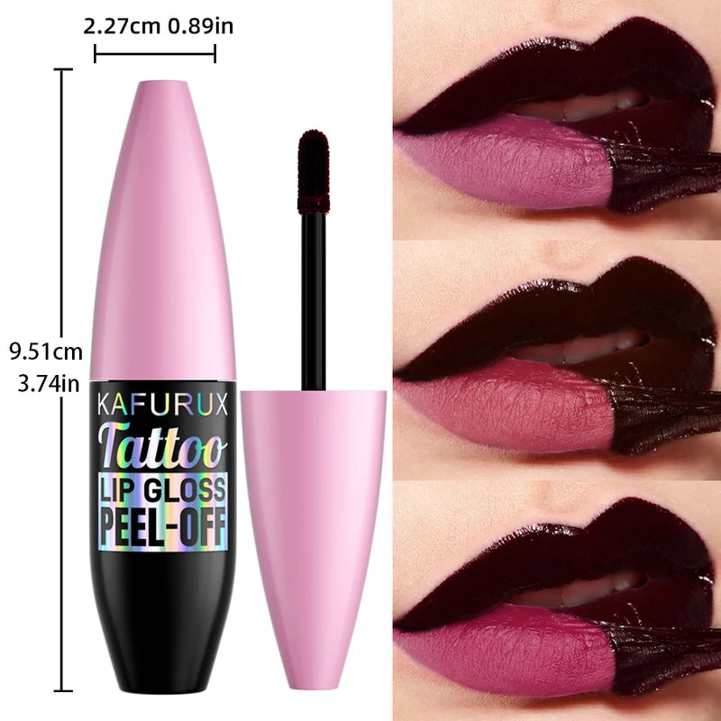 Long Lasting Waterproof Lip Gloss - Transfer-Resistant Lip Tint in Multiple Colors