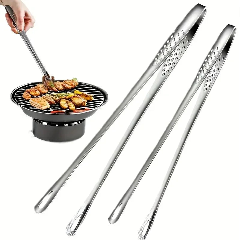 Stainless Steel Multifunctional Barbecue Clips - Durable Kitchen & Camping Tools