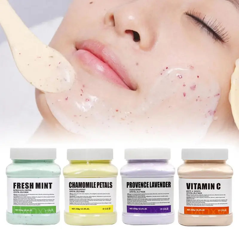 Hydrating Jelly Face Mask Powder for Brightening & Nourishing Skin - 350g