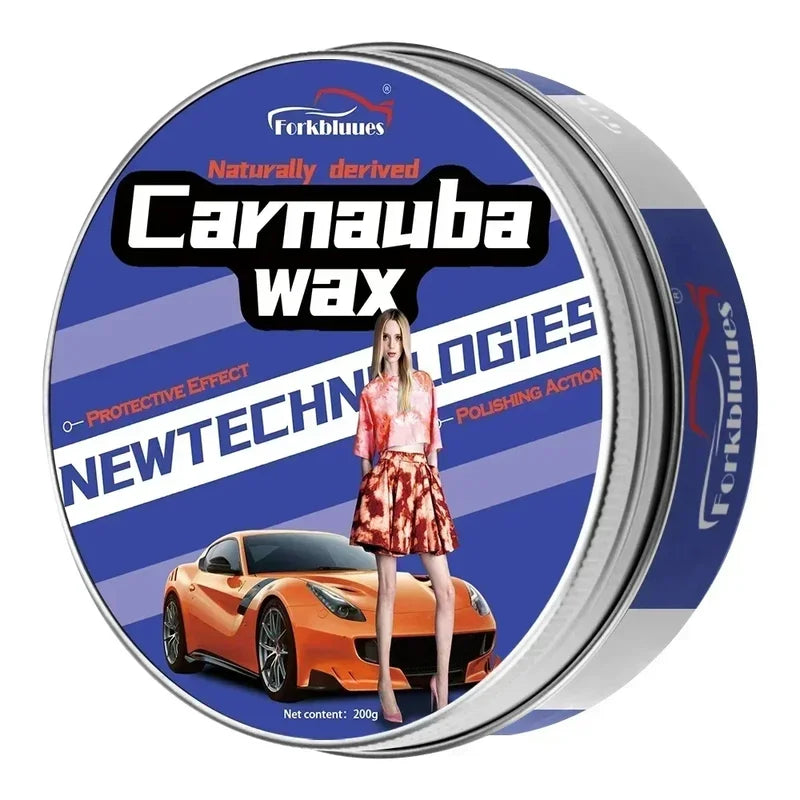 Car Crystal Wax Coating Set - Hydrophobic Protective Polish for All Paint Types