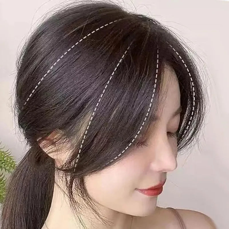 Synthetic Hair Topper for Women Natural Invisible Hairpiece with Fluffy Volume