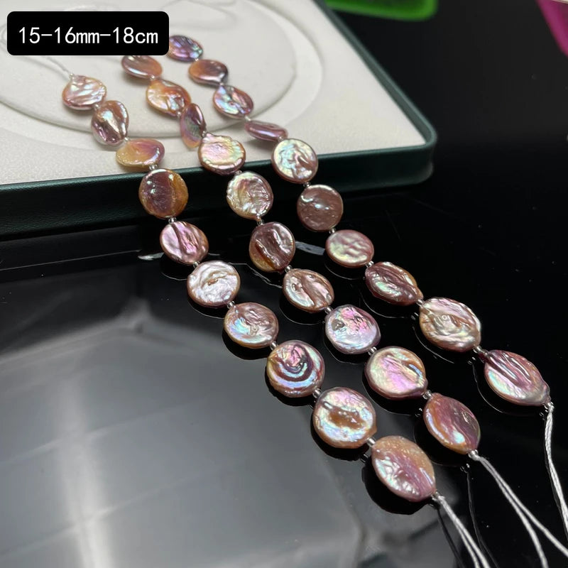 15-16mm Natural Pearl Beads Baroque Loose for Jewelry Making DIY Necklace & Bracelet