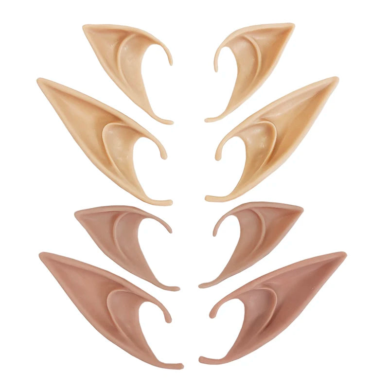 Halloween Elf Ears Latex Props Costume Accessories for Cosplay & Parties