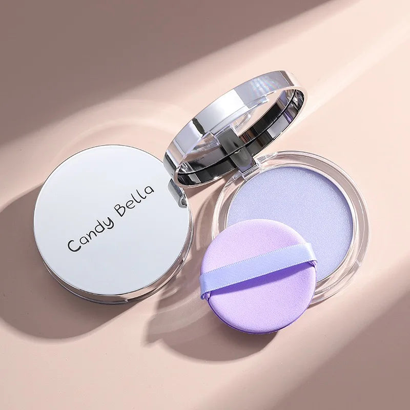 Delicate Two-Color Compact Powder - Lightweight Natural Makeup Setting