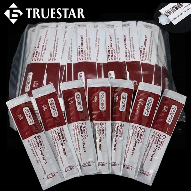 Tattoo Aftercare Cream with Vitamin A and D - Anti-Scar Healing Gel, 150mm x 18mm, Multiple Colors