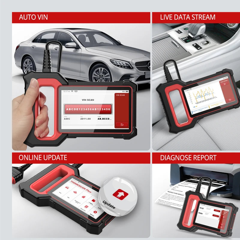 OBD2 Diagnostic Scanner for Cars - Multi-System Vehicle Check & Repair Tool