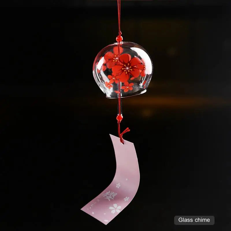 Japanese Style Handmade Glass Wind Chime Door Decoration Home Accessory