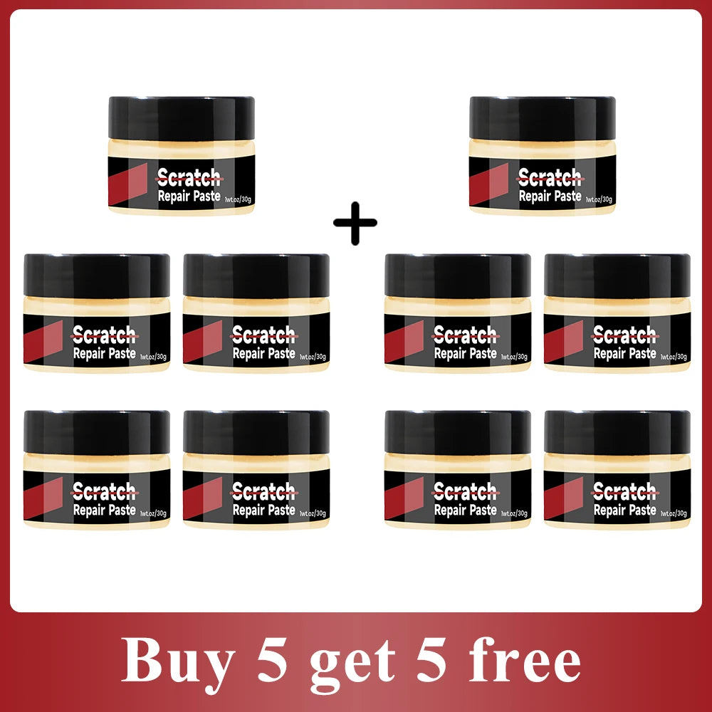 Car Plastic Refurbishment & Leather Repair Wax - Scratch & Anti-Aging Polish