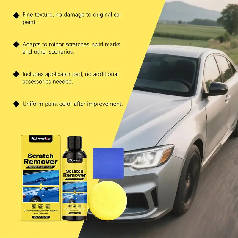 Car Scratch Repair Wax Kit Removes Fine Scratches Light Protection Vehicle Care