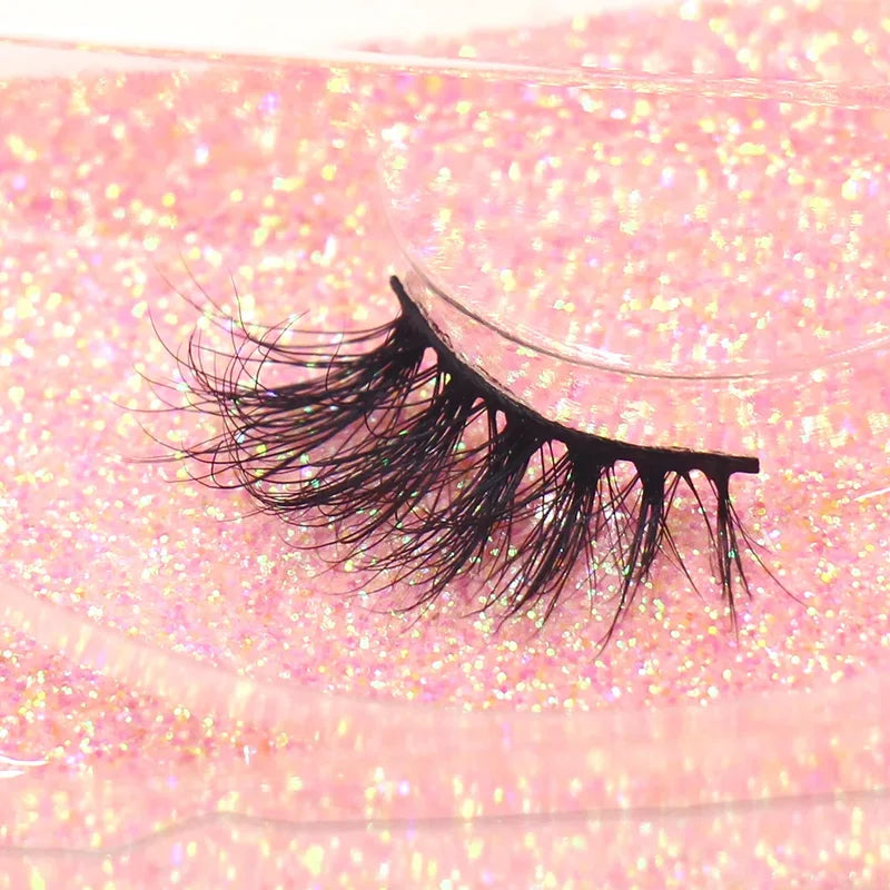 Reusable Half Mink False Eyelashes for Natural & Fluffy Eye Makeup - Multiple Colors