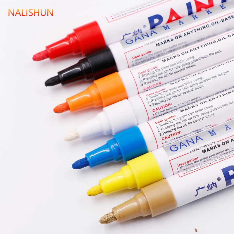 Waterproof Car Tire Marking Pen Auto Rubber Paint Marker Touch Up Graffiti