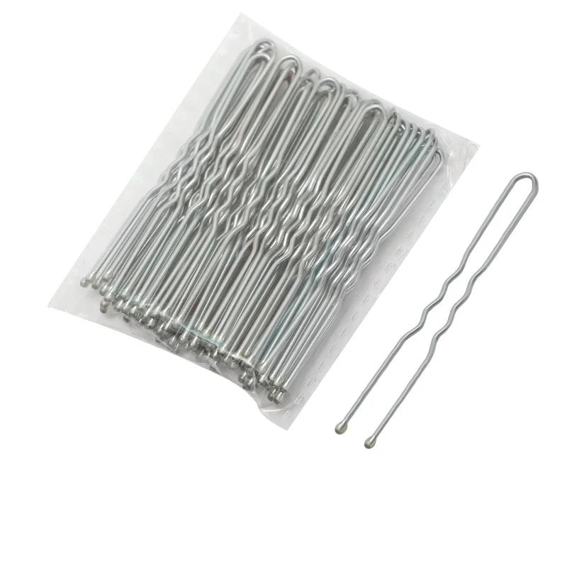 Salon Hair Clips 6cm Waved U-Shaped Hair Pins Hair Accessories for Women