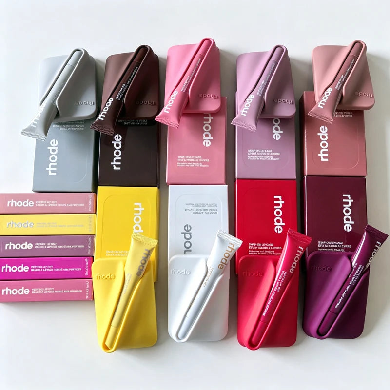 Magnetic Snap-On Lip Gloss Holder Phone Case for iPhone - Multiple Colors