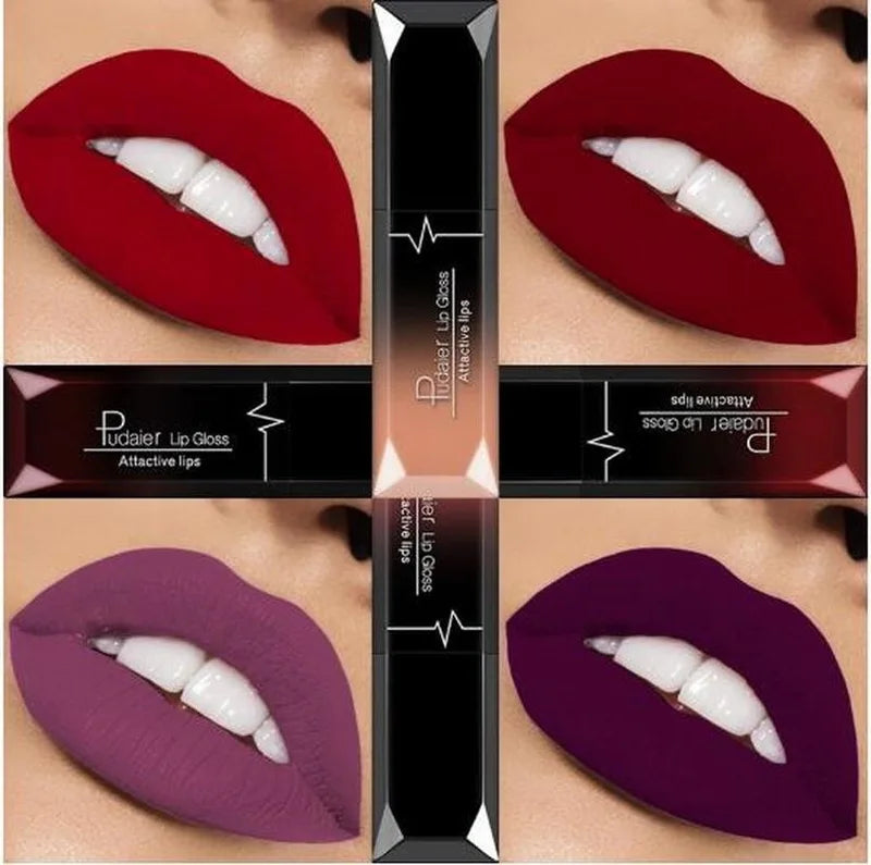 21 Color Waterproof Matte Lip Gloss - Long-Lasting Moisturizing Liquid Lipstick