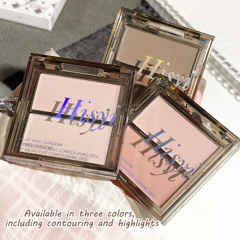 Multi-Function Contour & Highlight Makeup Palette with Matte and Shimmer Shades