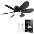 Dimmable Ceiling Fan Lights with Remote 42W 20.5-inch for Kitchen Garage Balcony