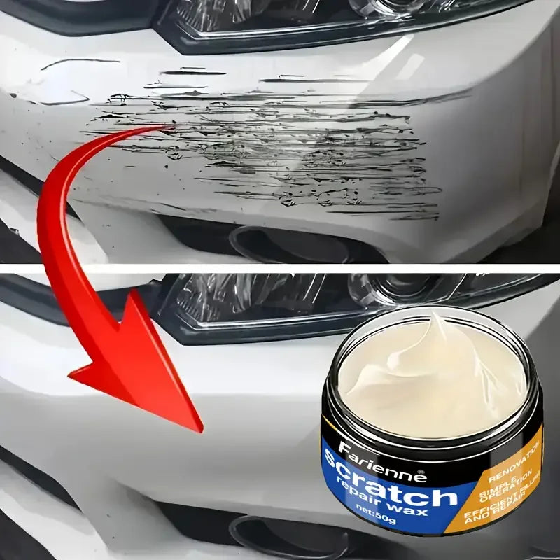 Fast Acting Car Scratch Repair Wax - Professional Paint Restorer for Minor Scratches