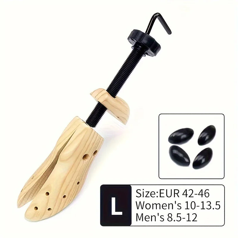 Wooden Shoe Stretcher for Men and Women Wide Feet Bunions Calluses Adjustable