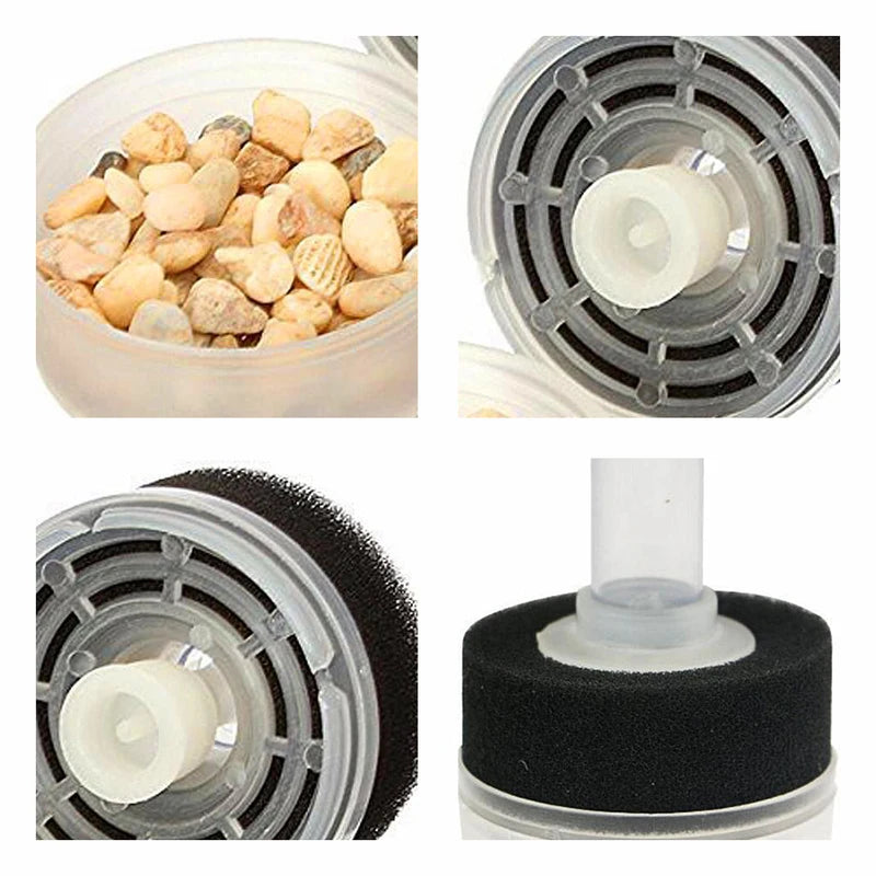 Aquarium Sponge Filter Fish Tank Air Pump for Freshwater & Shrimp