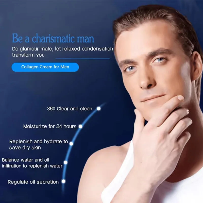 Men's Oil Control & Moisturizing Face Cream - Anti-Aging, Pore Shrink, Brightening