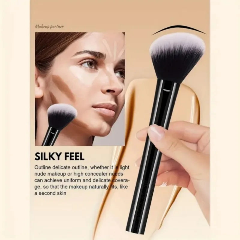 Multifunctional Makeup Brush Set with Beauty Egg - Soft Nylon Bristles, All Skin Types