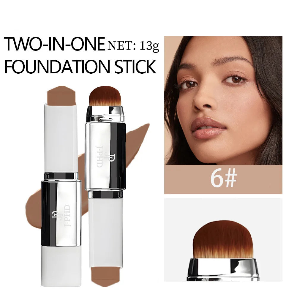 2-in-1 Foundation Stick with Long-Lasting Coverage and Natural Finish