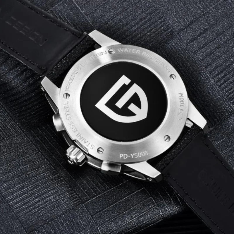 Luxury Casual Men Quartz Watch Waterproof Stainless Steel Sapphire Glass