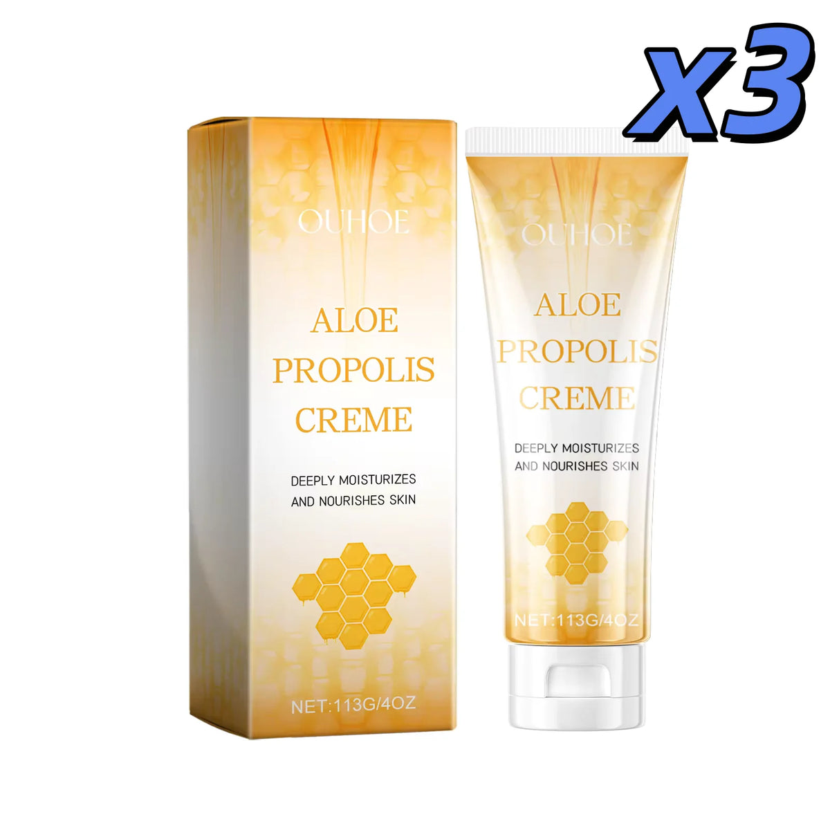 Aloe Propolis Moisturizing Face Cream for Anti-Aging & Brightening - 113g