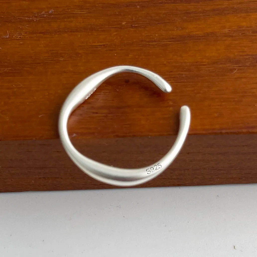Adjustable Geometric Sterling Silver Rings for Women - Sparkling Fine Jewelry