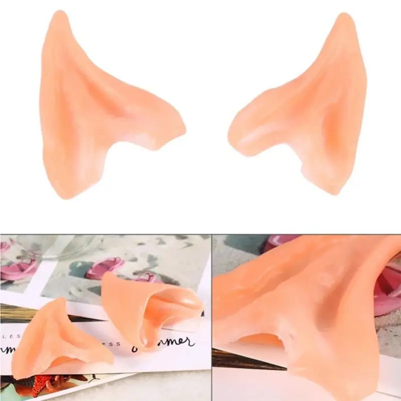 Elf Ear Prosthetic Accessories for Cosplay & Halloween Costume, Realistic & Comfortable