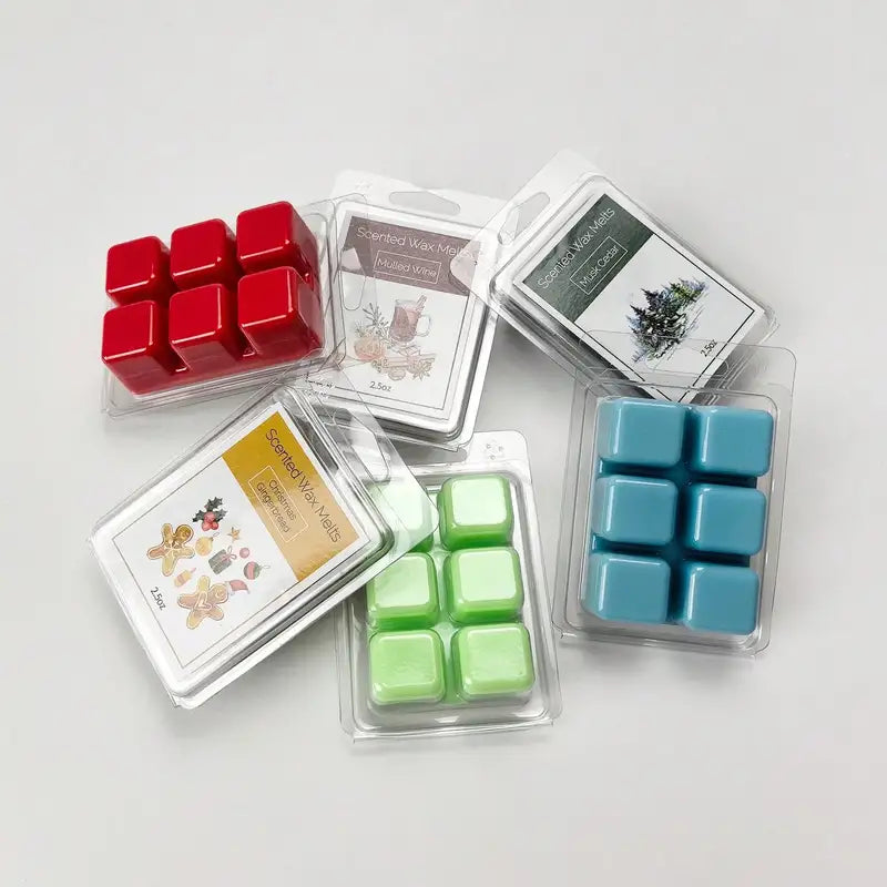 Scented Wax Melts Set - 8 Assorted Soy Wax Tarts for Home Fragrance & Relaxation