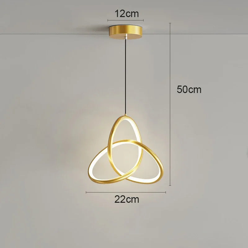 Nordic Pendant Light - LED Hanging Ceiling Lamp for Bedroom, Dining, Living Room