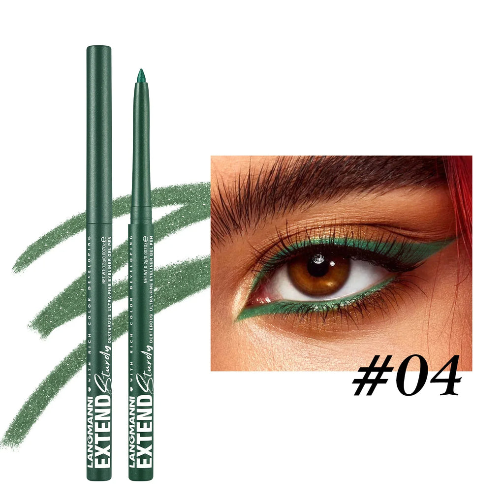 Waterproof 2-in-1 Eye Liner & Shadow Pencil Set - Lasting, Rotating, Matte Finish