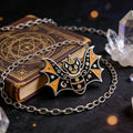 Halloween Bat Enamel Brooch Star Moon Lapel Pin Cute Animal Jewelry Gift