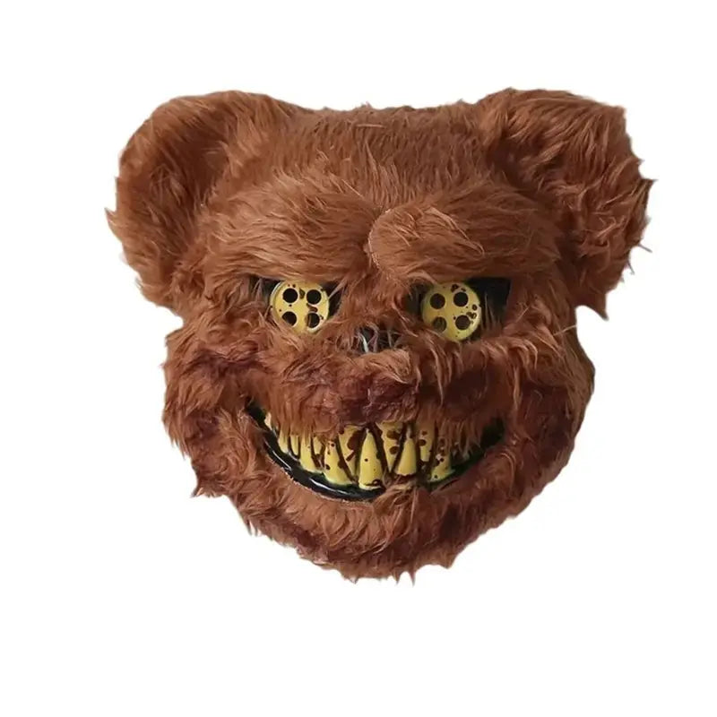 Halloween Bloody Bunny Mask - Realistic Ghost Ghostly Bear Headgear for Costume & Performance