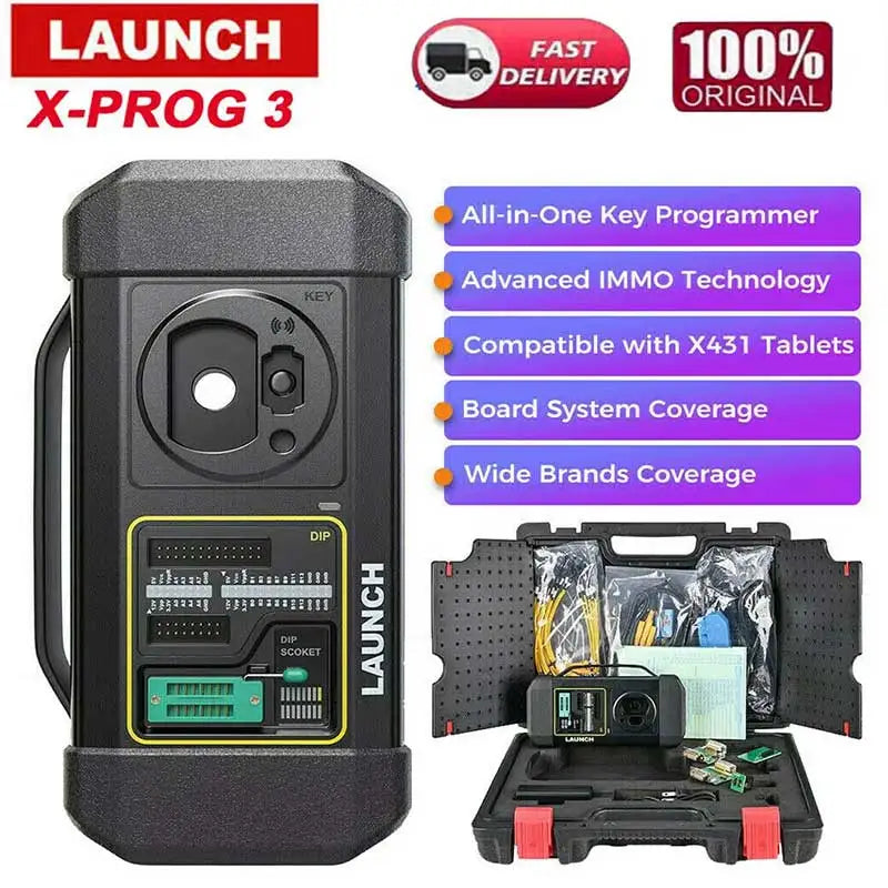 Universal Car Key Programmer for Immobilizer and Remote Keys - X431 X-PROG3